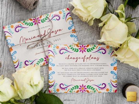 Download Mexican Theme Save the Date Card - Premium Resources